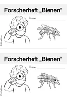 Vorschau - Unterrichtsreihen - Biene | Forscherheft - Seite 1