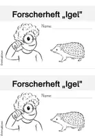 Vorschau - Unterrichtsreihen - Igel | Forscherheft - Seite 1