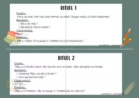 Aperçu - Feuilles d'exercices - Rituels quotidiens CE2 – Français & Maths (Programmes 2025) - Page 1
