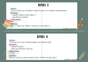 Aperçu - Feuilles d'exercices - Rituels quotidiens CE2 – Français & Maths (Programmes 2025) - Page 2