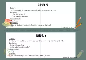 Aperçu - Feuilles d'exercices - Rituels quotidiens CE2 – Français & Maths (Programmes 2025) - Page 3
