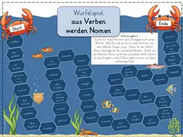 Vorschau - Spiele - Würfelspiel Nominalisierung: Aus Verben & Adjektiven werden Nomen - Seite 2
