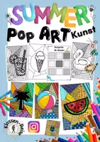 Vorschau - Mal- und Bastelvorlagen - Sommer- Pop Art-Kunst - Deckblatt