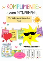 Vorschau - Arbeitsblätter - Komplimente zum Mitnehmen - Wertschätzungen für ein positives Klassenklima - Deckblatt