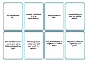 Voorbeeld - Reflectiekaartjes - Voorblad