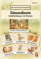 Vorschau - Stundenentwürfe - Klassendienste Waldtierklasse mit Ivi Igel - Deckblatt
