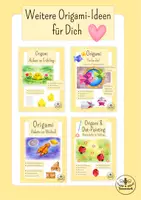 Vorschau - Mal- und Bastelvorlagen - Origami - Vogel im Frühling basteln - Kunst Grundschule Klasse 2 und 3 - Seite 2