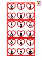 Voorbeeld - Taakkaarten - Verliefde harten bingo - Pagina 3