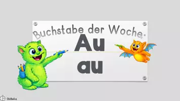 Vorschau - Präsentationen/Tafelbilder - Buchstabe Au au: Präsentation zur Buchstabeneinführung (Beamer) - Seite 3