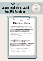 Vorschau - Präsentationen/Tafelbilder - Auf dem Land im Mittelalter - Bildbetrachtung und Fantasiereise - anschaulicher Einstieg - Seite 1