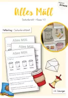 Vorschau - Arbeitsblätter - Unser Müll - Sachunterricht Grundstufe 1 - Deckblatt