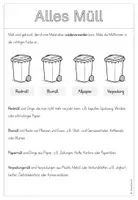 Vorschau - Arbeitsblätter - Unser Müll - Sachunterricht Grundstufe 1 - Seite 2