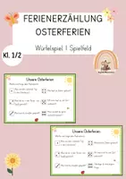 Vorschau - Spiele - Ferienerzählung Osterferien - Deckblatt