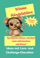 Vorschau - Spiele - Wissis Hördetektive (1 Seite, editierbar, Grundschrift nach Ch.Urff) - Deckblatt