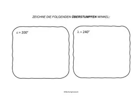 Vorschau - Arbeitsblätter - Übungen zum Zeichnen von Winkeln - Seite 2