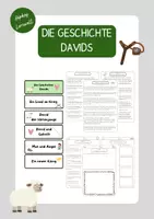 Vorschau - Unterrichtsreihen - Unterrichtsreihe David gegen Goliath (Klasse 3/4) - Deckblatt