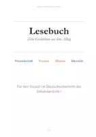 Vorschau - Text - 10 Kurzgeschichten für die Sek 1 - Deckblatt