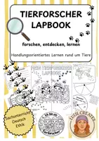 Vorschau - Arbeitsblätter - Materialpaket Tierforscher | Lapbook - Forscherleitfaden - Steckbrief - Seite 1