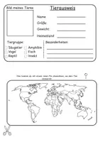 Vorschau - Arbeitsblätter - Materialpaket Tierforscher | Lapbook - Forscherleitfaden - Steckbrief - Seite 3