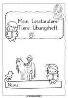 Vorschau - Arbeitsblätter - Lesetandem Übungsheft Tiere Klasse 1-4 - Seite 2