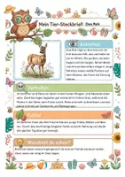 Vorschau - Mal- und Bastelvorlagen - TIERE IM SOMMER – XXL Materialpaket (16 Tiere, Steckbriefe, Ausmalbilder, Quiz, Präsentation) - Seite 3