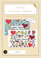 Vorschau - Arbeitsblätter - Puzzle zum Muttertag / Vatertag - Deckblatt