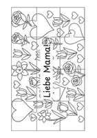 Vorschau - Arbeitsblätter - Puzzle zum Muttertag / Vatertag - Seite 2