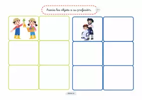 Vista previa - Unidades / Secuencias / Situaciones de Aprendizaje - ACTIVIDADES TEACCH LAS PROFESIONES - página 3