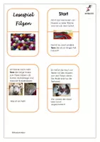 Vorschau - Fördermaterial/Inklusion - Lesespiel Filzen - Deckblatt
