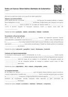 Vista previa - Hojas de trabajo - Simon Bolivar Libertador de Sudamerica (Ejercicios con texto para completar y video explicativo) - página 1