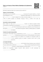 Vista previa - Hojas de trabajo - Simon Bolivar Libertador de Sudamerica (Ejercicios con texto para completar y video explicativo) - página 3