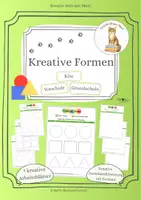 Vorschau - Unterrichtsreihen - Kreative Formen - kreatives Gestalten - Geometrie - Deckblatt