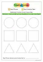 Vorschau - Unterrichtsreihen - Kreative Formen - kreatives Gestalten - Geometrie - Seite 1