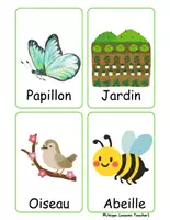 Aperçu - Jeux - Mes mots du printemps 20 cartes mémoire pour la maternelle - Page 2