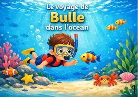 Aperçu - Cartes / Images - le voyage de bulle dans l'océan - Page de couverture