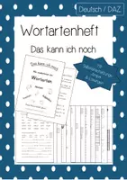 Vorschau - Arbeitsblätter - Wortartenheft -Übungsheft zur selbstständigen Wdh. der Wortarten - Deckblatt