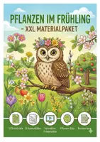 Vorschau - Arbeitsblätter - Pflanzen im Frühling XXL: Steckbriefe, 6 Strategien, Quiz, Ausmalbilder & Interaktive Präsentation! - Deckblatt