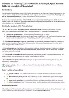 Vorschau - Arbeitsblätter - Pflanzen im Frühling XXL: Steckbriefe, 6 Strategien, Quiz, Ausmalbilder & Interaktive Präsentation! - Seite 1
