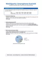 Vorschau - Arbeitsblätter - Handy-Statistik: Prozentrechnung & Datenauswertung (Prüfungstraining Mittlere Reife) - Deckblatt