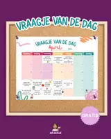 Voorbeeld - Kalender: Vraagje van de dag April 2026 - Voorblad
