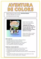 Vista previa - Hojas de trabajo - AVENTURA DE COLORS: Llibre per pintar i aprendre - página 1