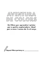 Vista previa - Hojas de trabajo - AVENTURA DE COLORS: Llibre per pintar i aprendre - página 2