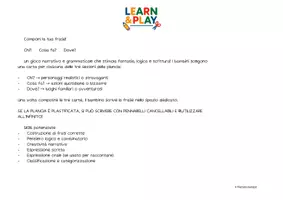 anteprima - Flashcard - L'officina delle frasi - crea e prova a scrivere - Pagina 1