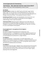 Vorschau - Arbeitsblätter - Vertretungsstunde 3 - Fast Fashion - Seite 1