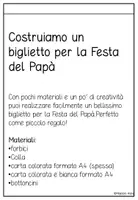 anteprima - Materiale per pittura e bricolage - Biglietto per la Festa del Papà con cravatta origami - Pagina 2