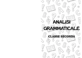 anteprima - Materiale di supporto/inclusione - ANALISI GRAMMATICALE CL.SECONDA - Pagina 1