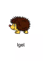 Vorschau - Bildkarten - Flashcard Tiere - Deckblatt
