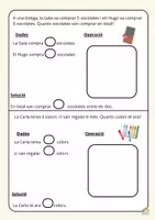 Vista previa - Hojas de trabajo - Resolució de problemes 1r i 2n de primària - página 2