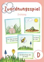 Vorschau - Spiele - Zuordnungsspiel - Frühling (Freiarbeit - Lesen) - Deckblatt