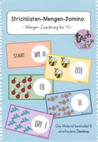 Vorschau - Stationenlernen - Domino - Strichlisten-Mengen - Anfangsunterricht - Deckblatt